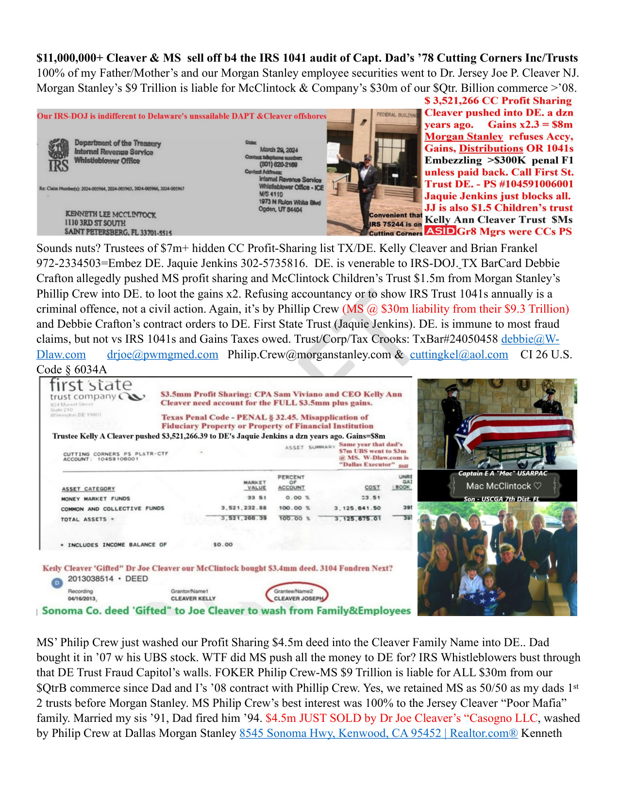 Tax Fraud Document Page 1